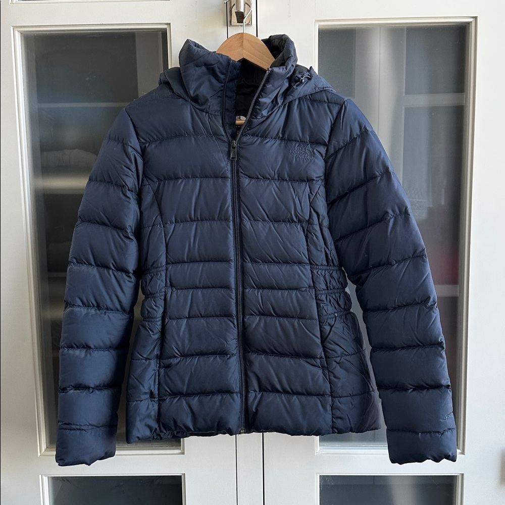 The North Face Dark Blue Puffer Jacket